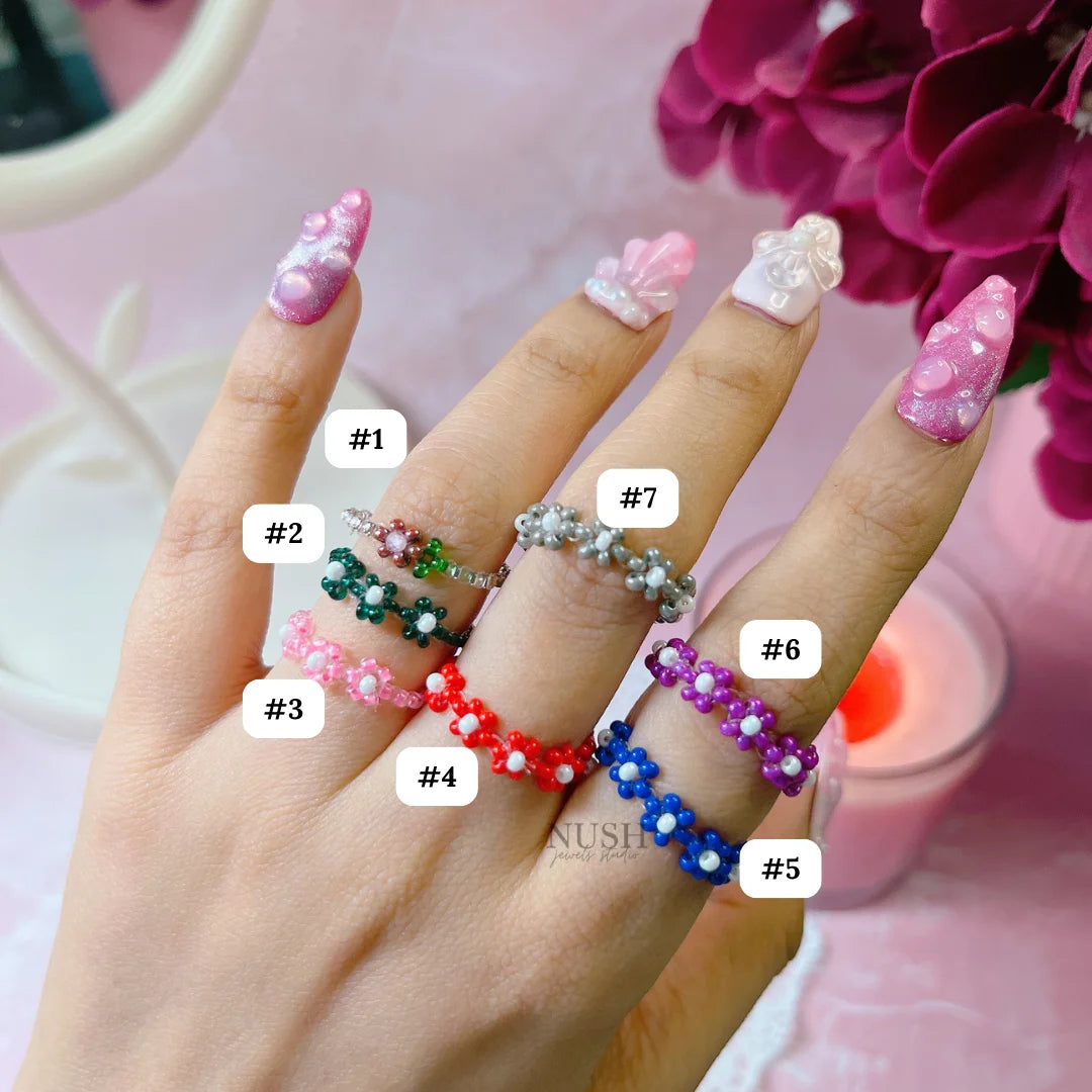 Beaded Rings